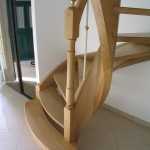 Départ avec marches cintrées, courbes débillardées